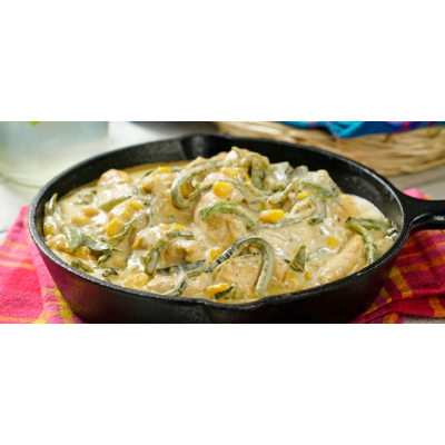 Creamy poblano chicken